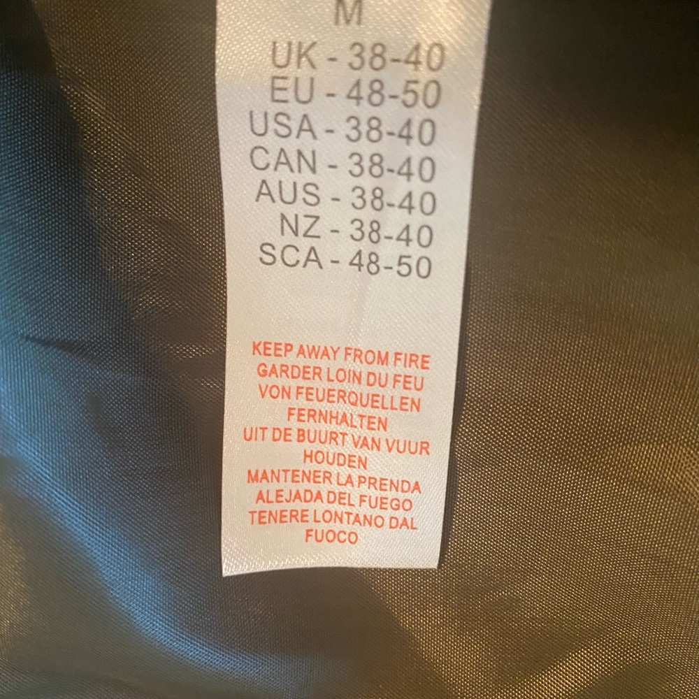 Men’s boohoo MAN Khaki/Olive Faux Suede Biker Jacket - Size M /NWOT - Picture 9 of 9
